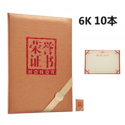 齐心(Comix)C5107 纸面荣誉证书 6K 金 10本装