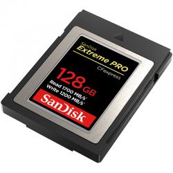 闪迪SDCFE-128G-ZN4IN 128GB CF存储卡 4K 至尊超极速版内存卡 读速1700MB/s 写速1200MB/s兼容部分XQD
