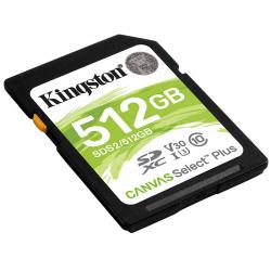 金士顿（Kingston）512GB 读速100MB/s U3 V30 内存卡 SD 存储卡高速升级版 写速85MB/s 支持4K 高品质拍摄