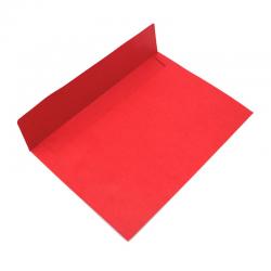 晨好 中式红色信封 奖金大红信封 礼品卡信封 150g布纹纸横式 中号(23*16cm) 50个