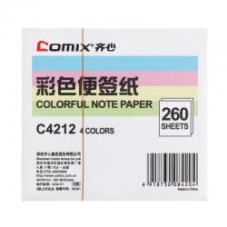 齐心(Comix)C4212 彩色便签纸(9487mm)