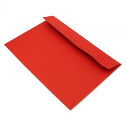 晨好（ch）中式红色信封 大红信封 150g布纹纸横式 A4(32.5*23cm) 50个
