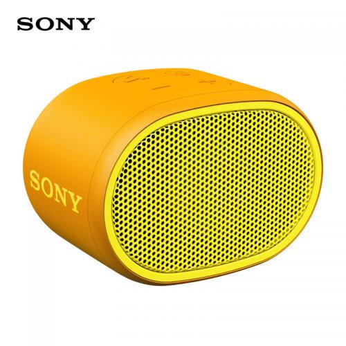 索尼（SONY）SRS-XB01 无线蓝牙便携音响 IPX5防水重低音（黄色）