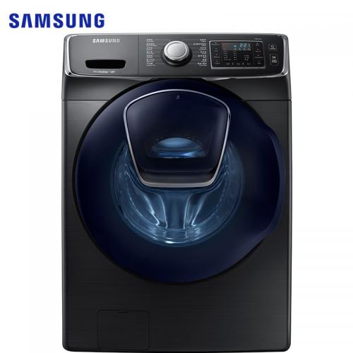 三星（SAMSUNG）18公斤滚筒洗衣机超大容量深度除菌智能变频WF18R6500CV/SC（典雅黑）