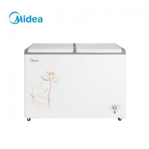 美的(Midea)271升 双箱双温冷柜 蝶形门侧掀门 左冷藏右冷冻 白色 BCD-271VMQ