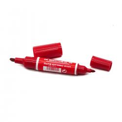 欧标（MATE-1ST）B1525大双头油性记号笔海报马克笔 16*145mm（1.5mm/2.0mm）颜色：红色（单支售）
