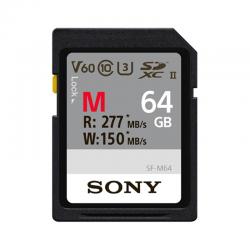 索尼（SONY）SF-M64 SD卡 64G 读取277MB/S UHS-II 微单 单反相机储存卡
