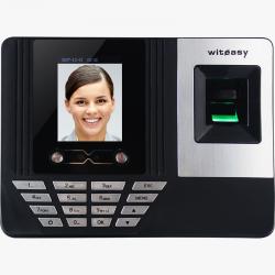   睿者易通（WITEASY）F3人脸/面部指纹识别考勤机/U盘出表/免软件