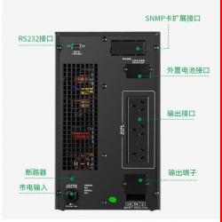 绿巨能（llano）UPS电源 不间断电源 服务器办公电脑后备电源 金属外壳 在线式 3kVA/2400W 9AH