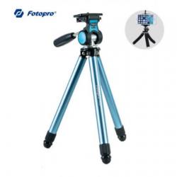 富图宝(Fotopro) FY-683 数码相机/小型DV/投影仪/GoPro拍摄/三脚架 测温仪支架 蓝色