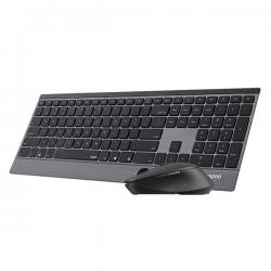 雷柏9500M无线键盘鼠标套装蓝牙静音商务办公家用台式笔记本电脑轻薄便携键鼠套件