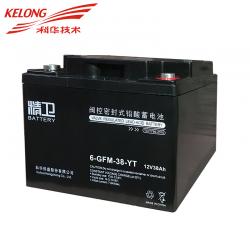 科华技术（KELONG）6-GFM-38-YT 精卫免维护UPS不间断电源机房服务器专用阀控式铅酸蓄电池 12V38AH