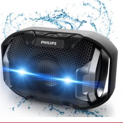 飞利浦（PHILIPS）SB300 无线蓝牙音箱 便携小音响 低音炮 手机/电脑/车载 防水免提通话