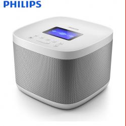 飞利浦(PHILIPS)家庭音箱有源HiFi低音炮无线蓝牙立体声客厅音响 智能WiFi语音小飞音箱AW6005A/93
