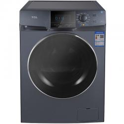 TCL 10公斤大容量变频滚筒洗衣机XQG100-123071B星云蓝