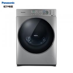松下（Panasonic）滚筒洗衣机全自动10公斤 洗烘一体机 纳诺怡无水除味护衣 光动银常温除菌 XQG100-SD139