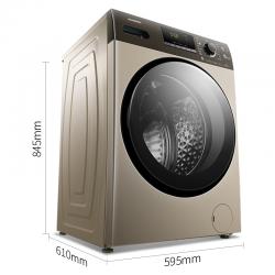 容声滚筒洗衣机全自动 8公斤 变频 智能投放洗衣液 95℃高温洗 APP操控 XQG80-N125YBIG
