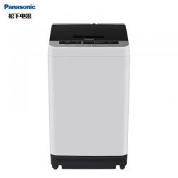 松下(Panasonic)全自动波轮洗衣机8公斤 人工智能 节水立体漂 桶洗净 浸泡洗 XQB80-TQMKJ灰色