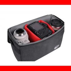 锐玛（EIRMAI）DP112S 专业单反相机包 摄影包 防水防震内胆包 灰色
