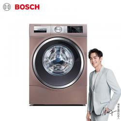 博世（BOSCH）10公斤 智能变频 滚筒洗衣机 活氧除菌 家居互联（玫瑰金）XQG100-WAU28766HW