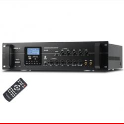 狮乐（SHILE）AV106+BX404+SH20会议音响系统套装壁挂背景音乐分区控制4.5英寸音箱无线话筒高档会议音响