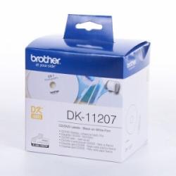 兄弟（brother）DK-11207 标签带58mm*58mm白底/黑字(菲林100张)热敏标签打印纸不干胶