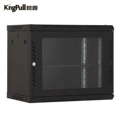 昆普（KingPull）9u网络机柜壁挂式小机柜0.5米 标准19英寸服务器墙柜加厚钢板钢化玻璃 深450*宽600*高501