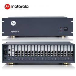 摩托罗拉(Motorola) 8进(外线)24出(分机)PBX1600机架式集团程控电话交换机(可扩) 电脑管理 远程维护