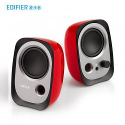 漫步者（EDIFIER）R12U 外观时尚、音质纯正的入门级微型2.0 音箱 红色