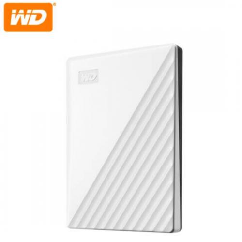 西部数据(WD)5TB USB3.0移动硬盘My Passport随行版 2.5英寸 白色(密码保护 自动备份)WDBPKJ0050BWT