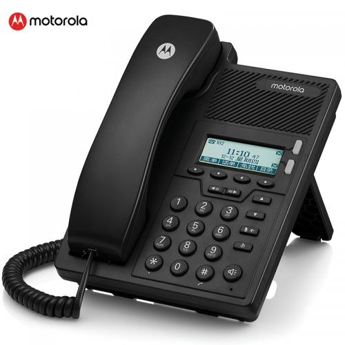 摩托罗拉(Motorola) SIP电话机座机 IP话机固定电话 家用办公 百兆VOIP 双网口前台客服呼叫中心 IP100-2C