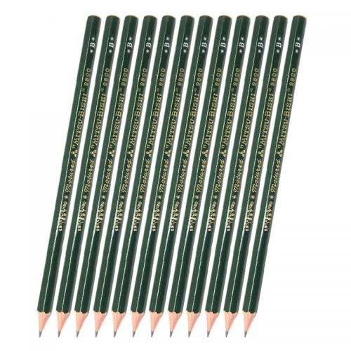 三菱铅笔9800绘图铅笔 绘画素描铅笔 多灰度 HB （12支装）