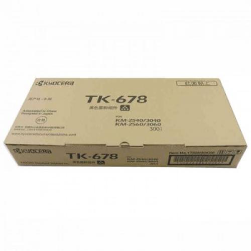 京瓷（kyocera）TK-678 黑色墨粉/粉盒（适用KM-2540/3040/2560/3060 TASKalfa 300i）