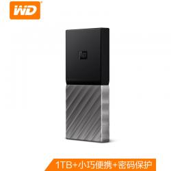 西部数据（WD）1TB Type-C移动硬盘 固态（PSSD） My Passport SSD （小巧便携 高速传输）WDBKVX0010PSL