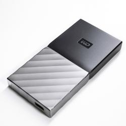 西部数据（WD）1TB Type-C移动硬盘 固态（PSSD） My Passport SSD （小巧便携 高速传输）WDBKVX0010PSL