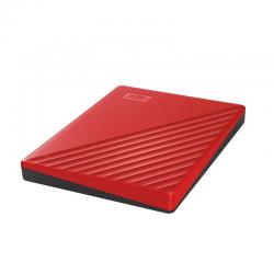 西部数据WDBPKJ0040BRD 4TB USB3.0移动硬盘My Passport随行版 2.5英寸 红色(密码保护 自动备份)