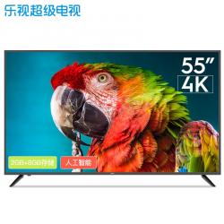 乐视（Letv）超级电视 X55C 55英寸 2GB+8GB大存储 窄边框4K超高清人工智能教育电视超薄网络液晶平板电视机