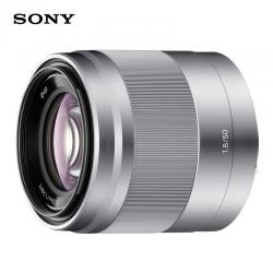 索尼（SONY）SEL50F18 APS-C画幅定焦镜头 E 50mm F1.8 OSS 银色