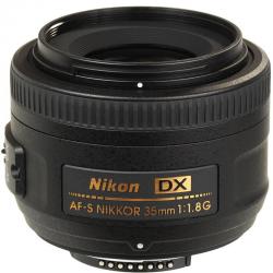 尼康（Nikon） AF-S DX 尼克尔 35mm f/1.8G 镜头 标准定焦镜头