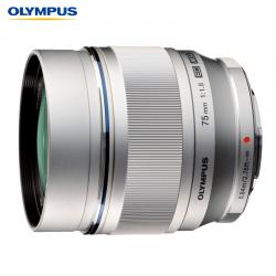 奥林巴斯（OLYMPUS）M.ZUIKO DIGITAL ED 75mm f1.8 定焦长焦人像镜头 等效150mm 银色