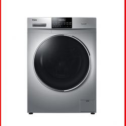 海尔（Haier）10公斤滚筒洗衣机家用变频 触控面板 巴氏除菌 XQG100-B12926 线下同款 银色