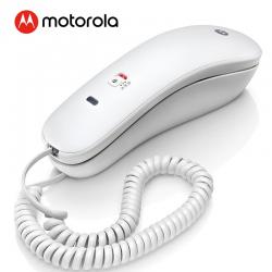 摩托罗拉(Motorola)酒店电话机座机 固定电话 办公家用 桌墙两用可壁挂 单向静音通 话保留CT50(白色)