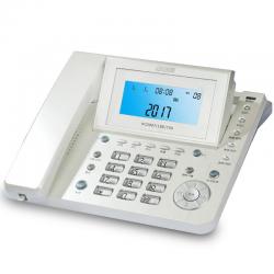 步步高（bbk）HCD188 有绳固定电话机 高档家用办公 固话 欧式小翻盖座机 白色