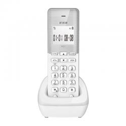 步步高（BBK）无绳电话机 无线座机 子母机 办公家用 白色背光大屏 三方通话 W201子机 晶莹白