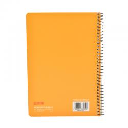 史泰博 SNA580 80页螺旋笔记本 148*210mm A5 阳光橙色