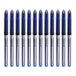 三菱漫画笔草图笔绘图笔UBA-188黑色0.5MM 蓝色(12支装)