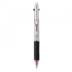 三菱多色圆珠笔MSXE3-500-07多功能笔 自动铅笔0.5mm+原子笔0.7mm 透明笔杆