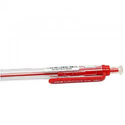 三菱SN-101按制圆珠笔0.7mm带护套原子笔 12支/盒 红色