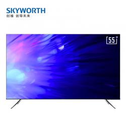 创维 Skyworth 55G50 平板电视机 黑色 55英寸 2+8GB 4K超高清 全时AI语音 HDR网络智能液晶 计价单位:台