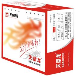 天章(TANGO)天章龙 五联三等分撕边电脑打印纸 241-5-1/3S(色序:白红蓝绿黄 1000页/箱)